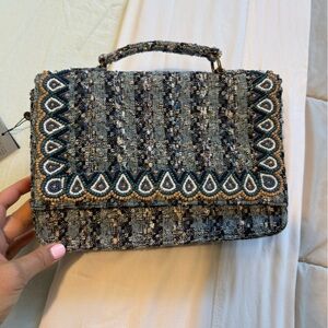 NWT America & Beyond Embellished Purse